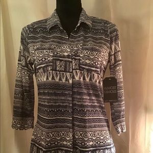 NWT Almost Famous brand 3/4 sleeve blouse